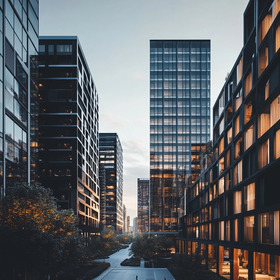 Edificios modernos en Madrid para administración de fincas y comunidades de propietarios